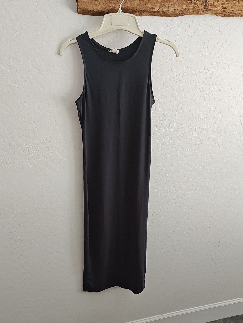 Yelete Black/Gray Sleeveless Maxi Dress